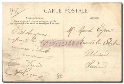 सीन के बाढ़ — पोर्ट-मार्ली, रू डी पेरिस — 1 फरवरी 1910 — पीछे