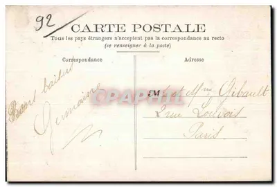 Bois de St-Cucufa (S.-et-O.) — Trasa od Etang do Rueil — D.W.D — Rewers