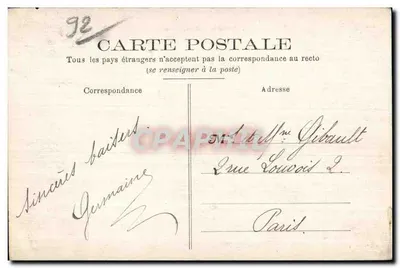 L'Étang de St-Cucufa (S.-et-O.) — D.W.D. — n°7 — Achterkant
