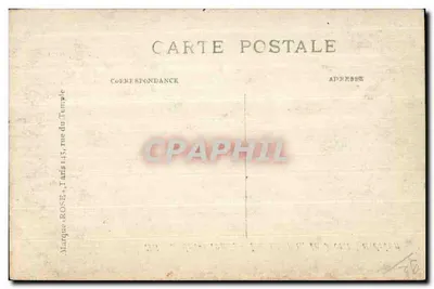 Saint-Cloud - Panorama, o Mont Valérien — série 36, editor Marque-ROSE, Paris — Verso