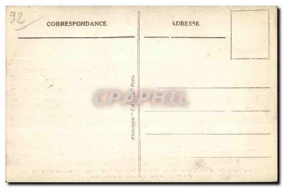 St-GLOUD — Pożar Zamku przez Prusaków (13 października 1870) — Rewers