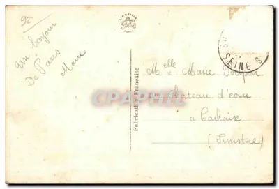 Le Parc de Saint-Cloud — Widok na Paryż, Orangerie — L'Ageïlle, Paryż — Rewers