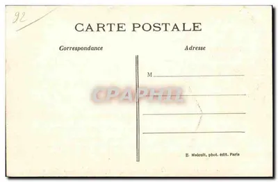 Saint-Cloud — Park, widok na Terrasy dawnego Pałacu — E. M. — Rewers