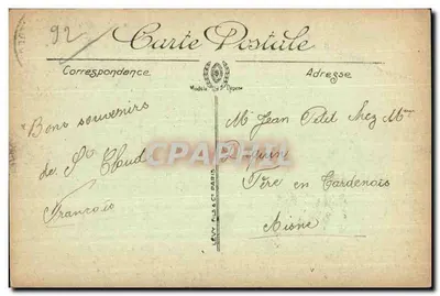 Saint-Cloud — Ogólny widok i most — LL. — Rewers