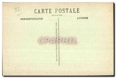 Saint-Cloud - Park - Most Czarnego Diabła — Imp. Phot. L'Abellé, Paryż — Rewers