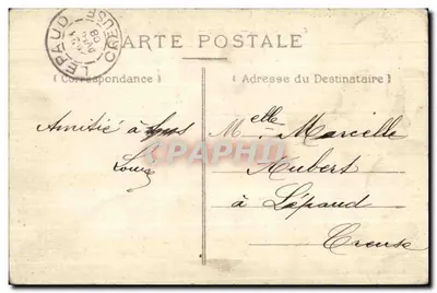 Saint-Cloud — Park — Aleje Statuji — Marke «Abeille», zarejestrowana — Rewers
