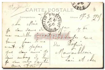 Forte do Mont-Valérien — Entrada Principal — O Ponte-Levis — editor Abrille, n°40 — Verso
