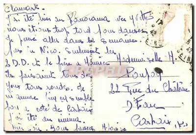 Wald von Meudon-Clamart — Eingänge zur Quelle Sainte-Marie — E.M. — Rückseite