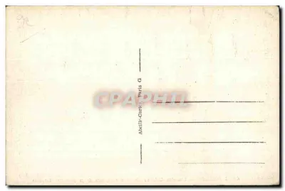 Meudon — Stare zamki (Obserwatorium), widok z pierwszej tarasy — A.C. 3 — Rewers
