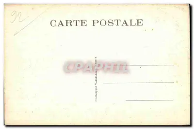 Floresta de Meudon (Artística) — Lago de Villebon — F. F. Paris — Verso