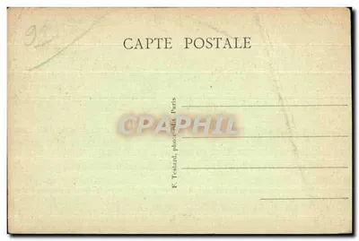 Estátua e Avenida Gambetta — Ville-d'Avray — E.M. n°4077 — Verso