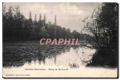 Garches-Vaucresson — Lago de St-Cucufa — editor SIMI-BROMURE A. BREGER FRÈNES (DÉPOSÉ)