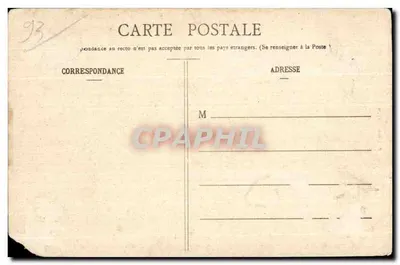 Saint-Ouen — Ancien Château seigneurial — éditeur S. Salim, Salfac — Verso