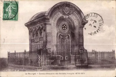 Le Bourget - Caveau-Ossuaire dos Soldados Franceses 1870-1871 — Coleção F. Bordas