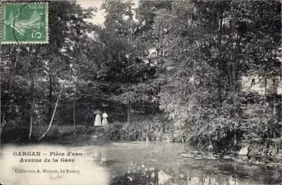 Gargan — Lago, Avenida da Estação — Coleção A. Moquet, Le Raincy