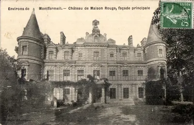 Ambiente de Montfermeil — Castelo de Maison Rouge, fachada principal — Édouard Charignac