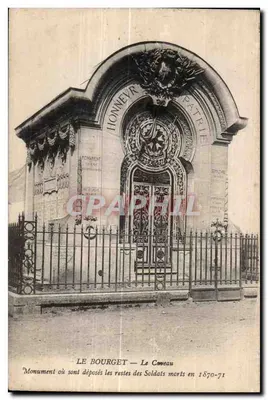 Le Bourget — O Cemitério — Monumento aos Soldados mortos em 1870-71