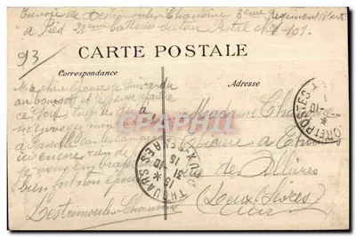 Le Bourget — O Cemitério — Monumento aos Soldados mortos em 1870-71 — Verso