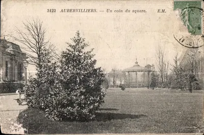 Aubervilliers — Un coin du square. E.M. — n° 3422