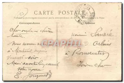 Montreuil-sous-Bois - Praça da República — B.F., Paris, n°4 — Verso