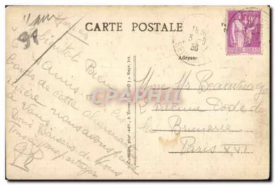 Brzegi Yerres — (S. & C.) — Cuullier, fot. - wyd. (nr 548) — Rewers