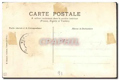 Bilhete postal antigo La Grange Au Bois Yerres (S e O) — Verso