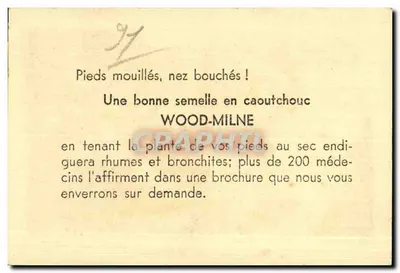 O Donjon de Monthléro — ruínas de um donjon medieval — E.I.C. L. Mauguière, Paris, n°92 — Verso