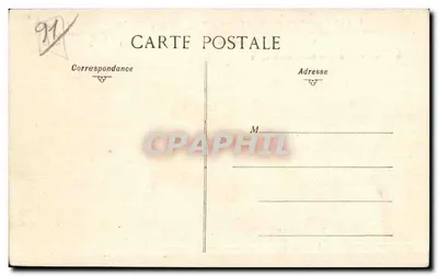 Montlhéry (S.-et-O.) — Castillo fuerte, reconstruido por Rodiggiéro, pintor, en 1897 — Coll. Paul Allorge Montlhéry Série 12 — Reverso
