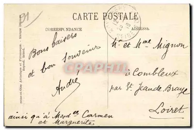 Montlhéry — Piekarna — Kolekcja Paul Allorge, seria C nr 12 — Rewers
