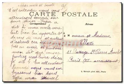 Montlhéry - Zamek wojenny pod feudalizm — E. M. — n° 1016 — Rewers