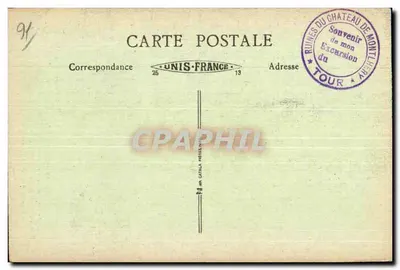 Stary budynek zamku Montlhéry — Zamek w 114 m n.p.m. — Wyd. Desgouillons, Montlhéry — Rewers