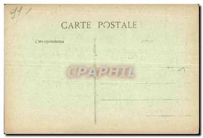 Montlhéry (S.-et-O.) — Castelo-fortaleza — reconstituído com base em um desenho de Gustave Sanier, nascido em Montlhéry por volta de 1820 — Verso