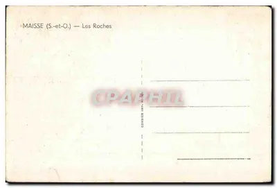 Les Roches — Maïsse (S.-et-O.) — Wydawca: Combier Imp. - Maïsse — Rewers