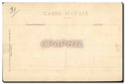 Longpont (S.-et-O.) — Lado norte do Priorado de Longpont — Coleção Paul Allorge, Série C 111 — Verso