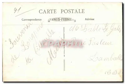 Longpont (S.-et-O.) — Coro da Igreja — J. Desjonquilles, Montlhéry, n°23 — Verso