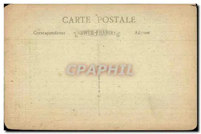 Longpont - A Basílica - Coro da Igreja - Bilhete postal antigo — Verso