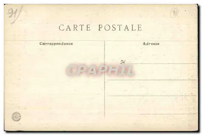 Basílica de Longpont (S.-et-O.) — Portal com estátuas da Virgem e o Menino, São Paulo e Santa Etienne — Edição Artística de Longpont — Verso