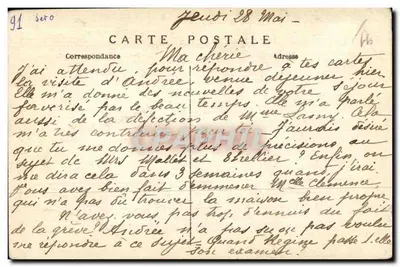 LONGPONT (S.-et-O.) — Torre da Basílica (século XIII) — Edição Artística de Longpont — Verso