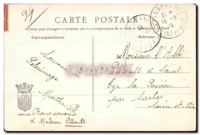 Longpont — Notre-Dame-de-Bonne-Garde — editor não visível — Verso