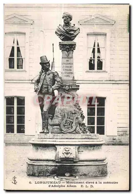 Longjumeau — Monument erguido em homenagem a Adolphe Adam — E. L. D.
