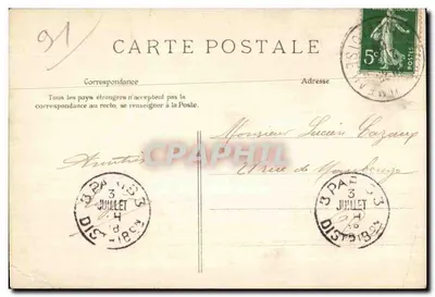 Longjumeau — Monument erguido em homenagem a Adolphe Adam — E. L. D. — Verso