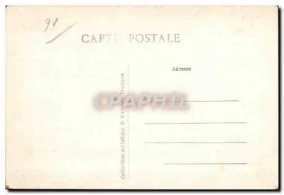 La Torre de Guinelle — Étampes — Colección Artística E. Rameau — Reverso