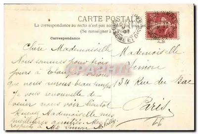 Étampes — Torre de Guinette — Editor não identificado, n° de série 10 — Verso
