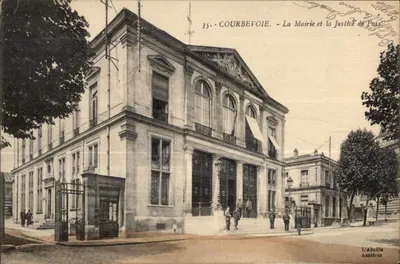 Courbevoie - A Prefeitura e a Justiça de Puix — L'Absille, Asnières