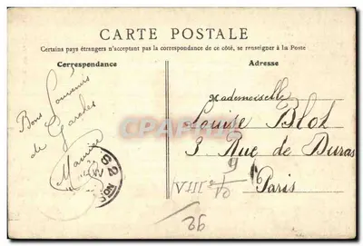 Garches (S.-et-O.) — A Igreja — B. F., Paris — Verso