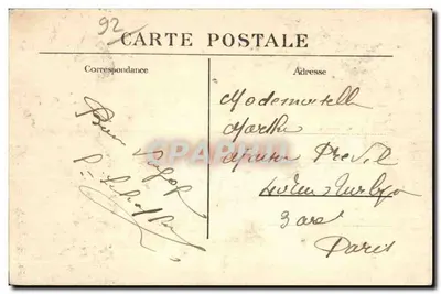 Garches (S.-S.-O.) — Promenade — Lago de São Cucuta — Vista artística — F.F. Paris — Verso