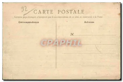 Asnières — As Inundações de Janeiro de 1910 — Rue Saint-Denis — B. F., PARIS — Verso