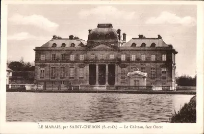 Le Marais, por Saint-Chéron (S.-et-O.) — O Castelo, face Oeste
