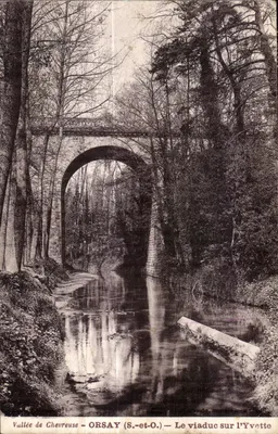 Vale de Chevreuse — ORSAY (S.-et-O.) — O viaduto sobre a Yvette