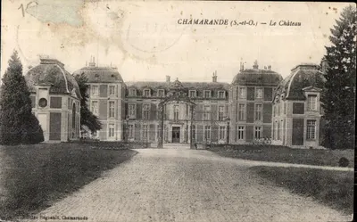 Chamarande - O Castelo - Bilhete postal antigo